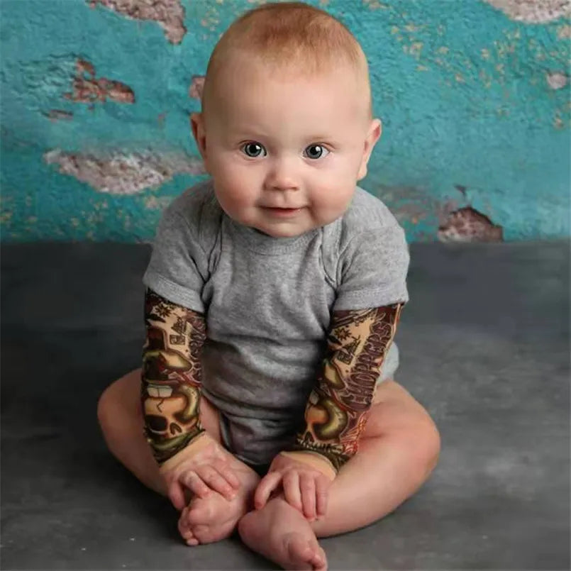 'Maddox' Baby Tat Bodysuit 3M-18M