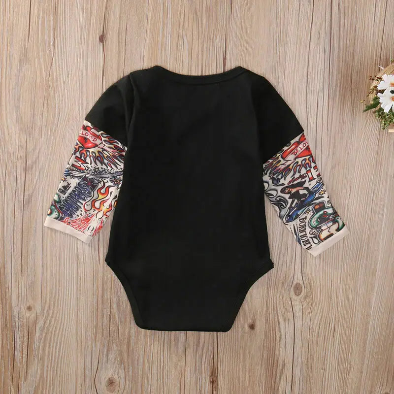 'Maddox' Baby Tat Bodysuit 3M-18M
