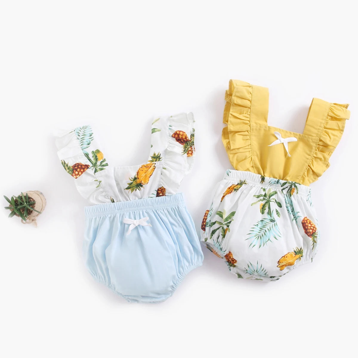 'Elodie' Floral Baby Romper (3M-2T)