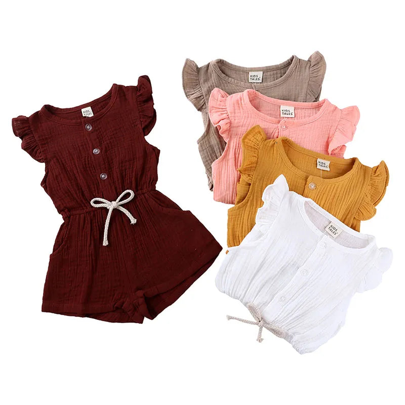 'Vivian' Romper- Various Colors ( 12M-4T)