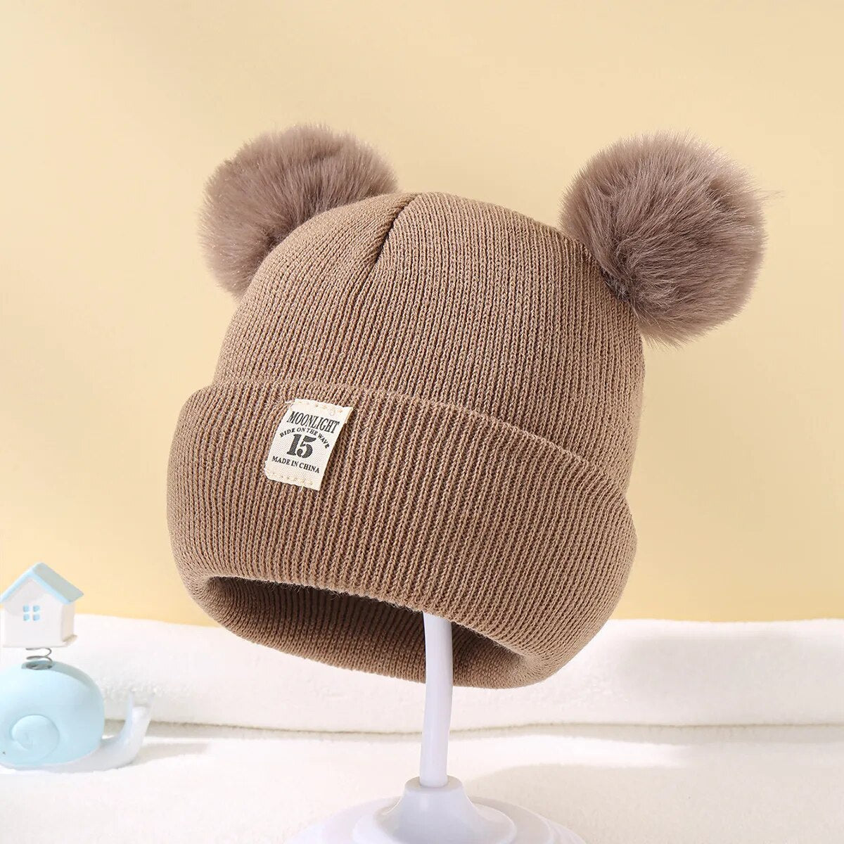 Pompom Baby Hat (0-3 yrs)