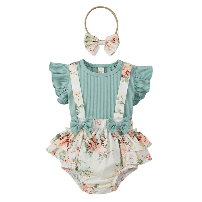 Baby Shorts Romper Set 'Wrenlee' Collection (0M-18M)