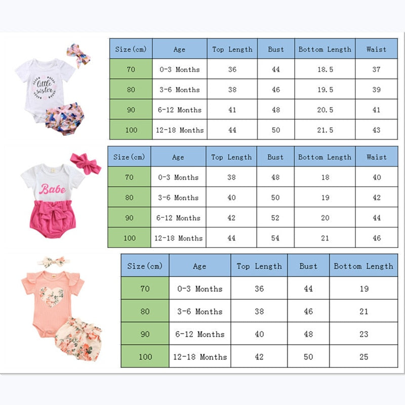 Baby Shorts Romper Set 'Wrenlee' Collection (0M-18M)