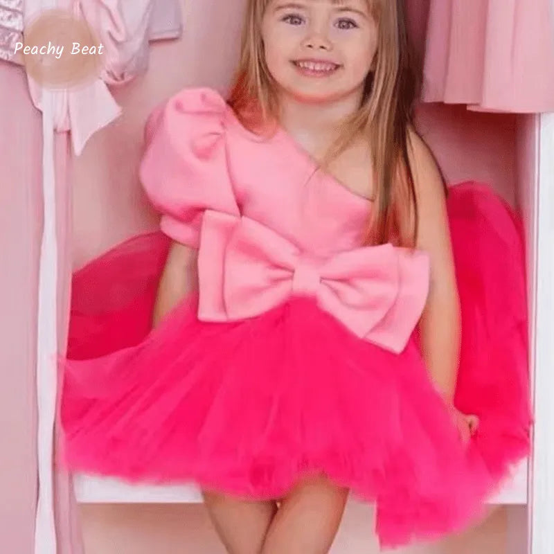 'Elle' Baby Girl Princess Off Shoulder Tutu Dress 1-10Y