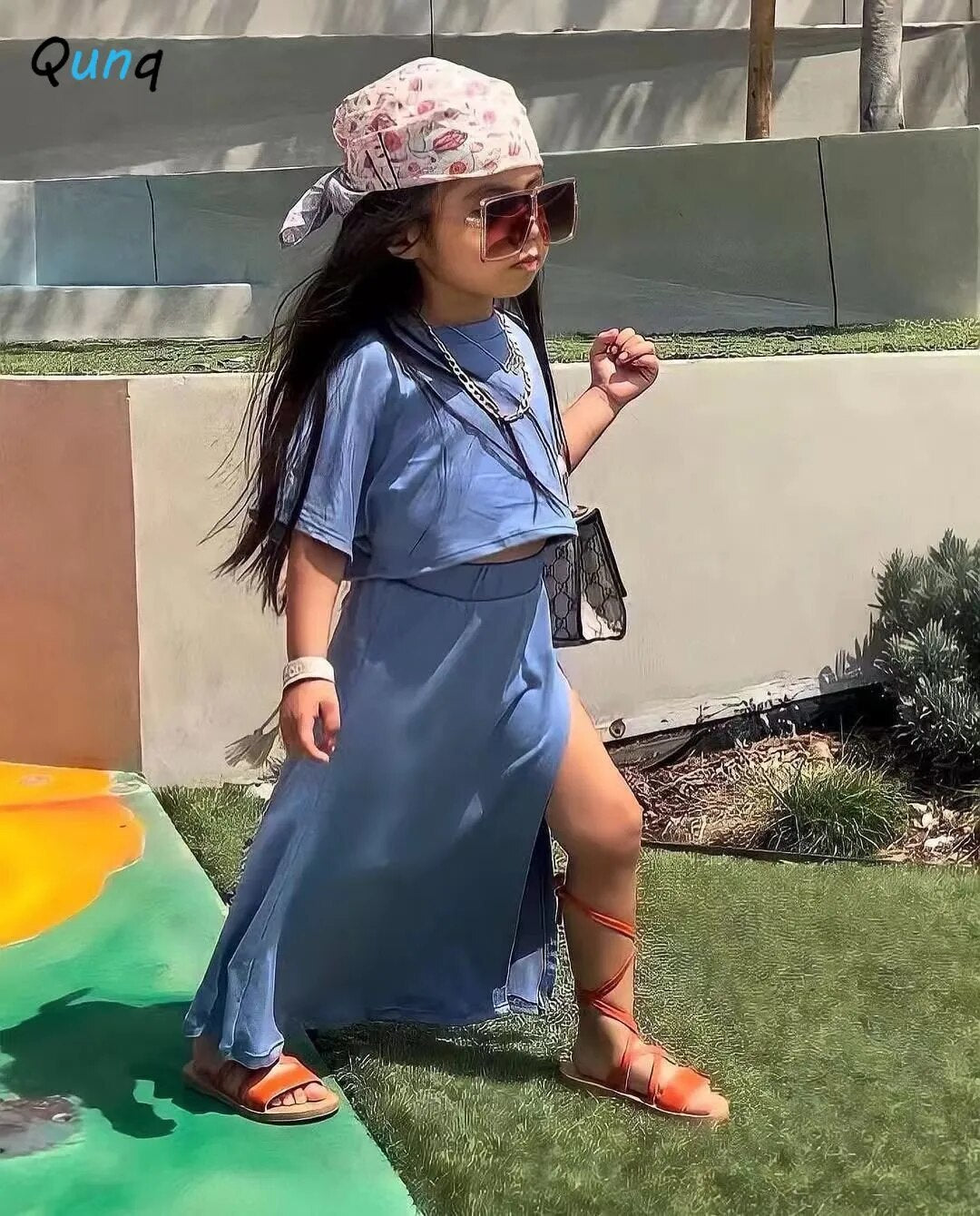 Leilani Pullover Top & Slit Skirt (3T-8T)