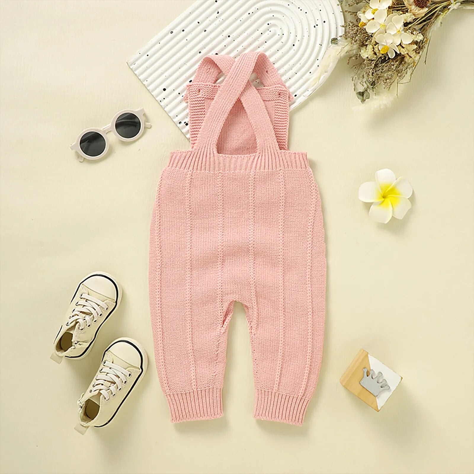 “Rowan” cute overalls 3M-18M