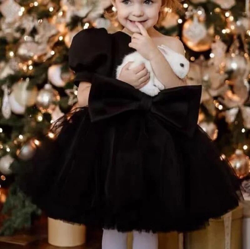 'Elle' Baby Girl Princess Off Shoulder Tutu Dress 1-10Y