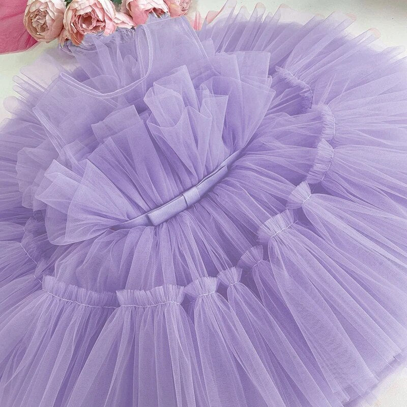 'Kelly' Voile Tutu Dress Various Colors (9M-4T)