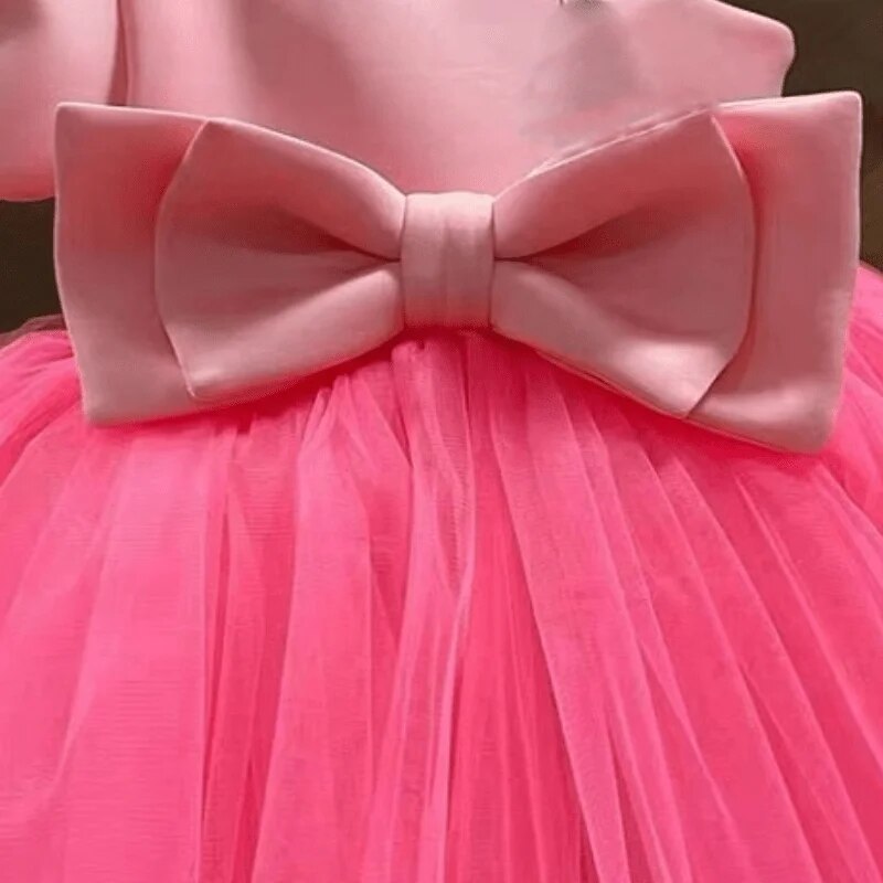 'Elle' Baby Girl Princess Off Shoulder Tutu Dress 1-10Y