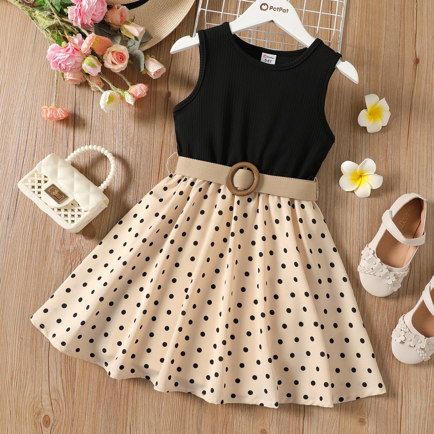 Cha-Cha Polka Dotted Dress (5T-13yrs)