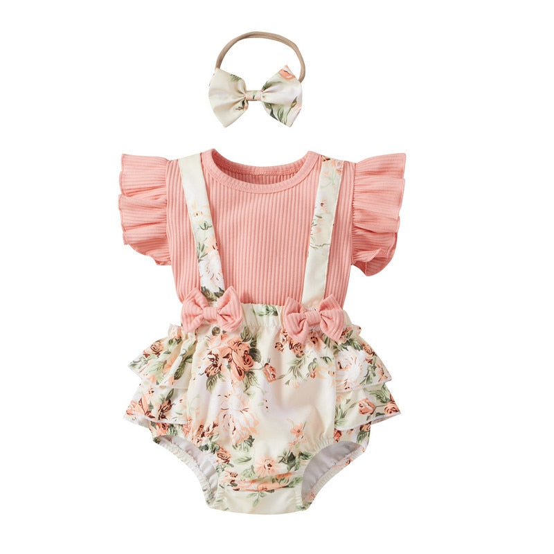 Baby Shorts Romper Set 'Wrenlee' Collection (0M-18M)
