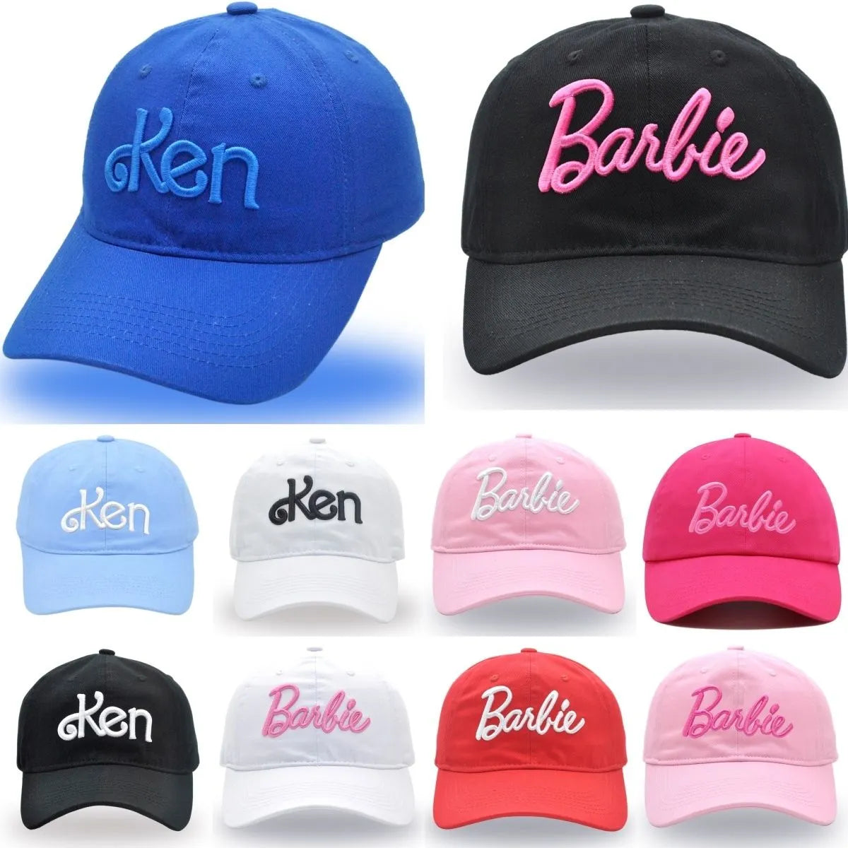 Barbie® Baseball Cap Fashionable Pink & White Barbie Baseball Cap, Adjustable Fit  main image 3