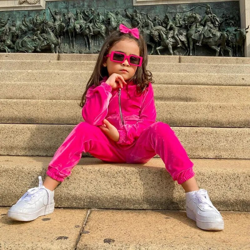 'Everly' Girls Tracksuit (18M-8T)