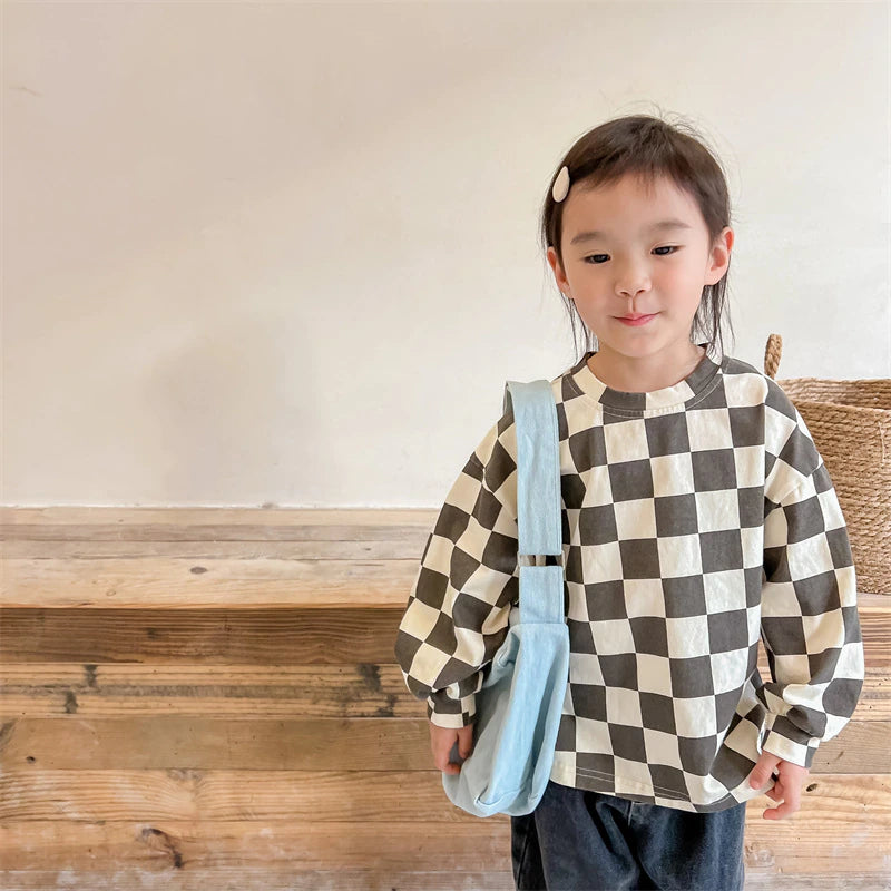 Booker Checkerboard Top (Sizes 6M-7T)