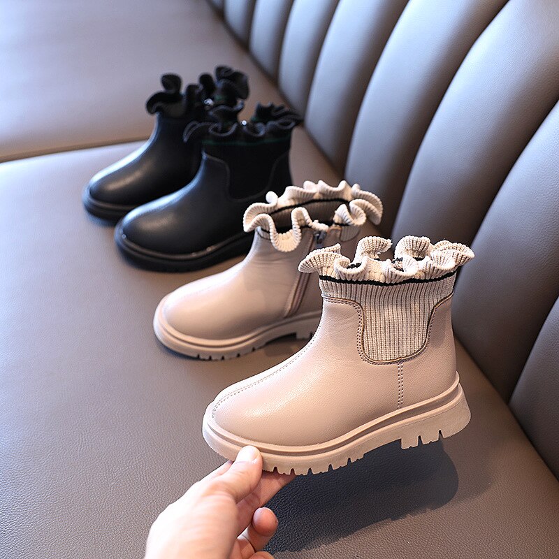 Chelsea Boots for Girls Size 22-37 (US Size little kids 5.5 through big kids 5)
