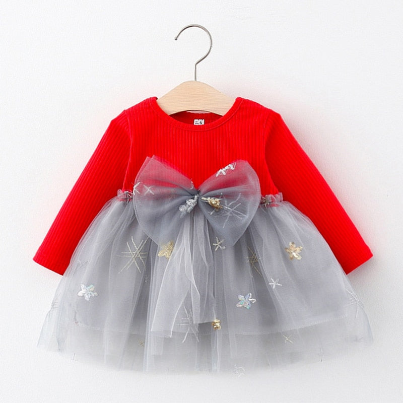 Melario Baby Bow Dress 2 colors 6-24m