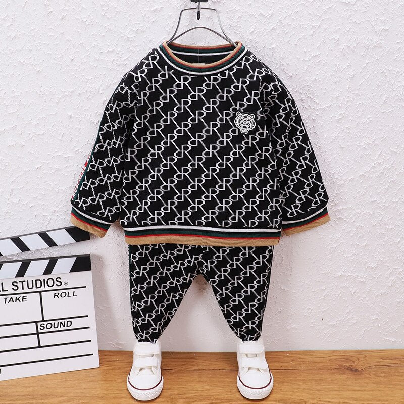 2 Pcs Tige Tracksuit 2 colors 9m-5 yrs