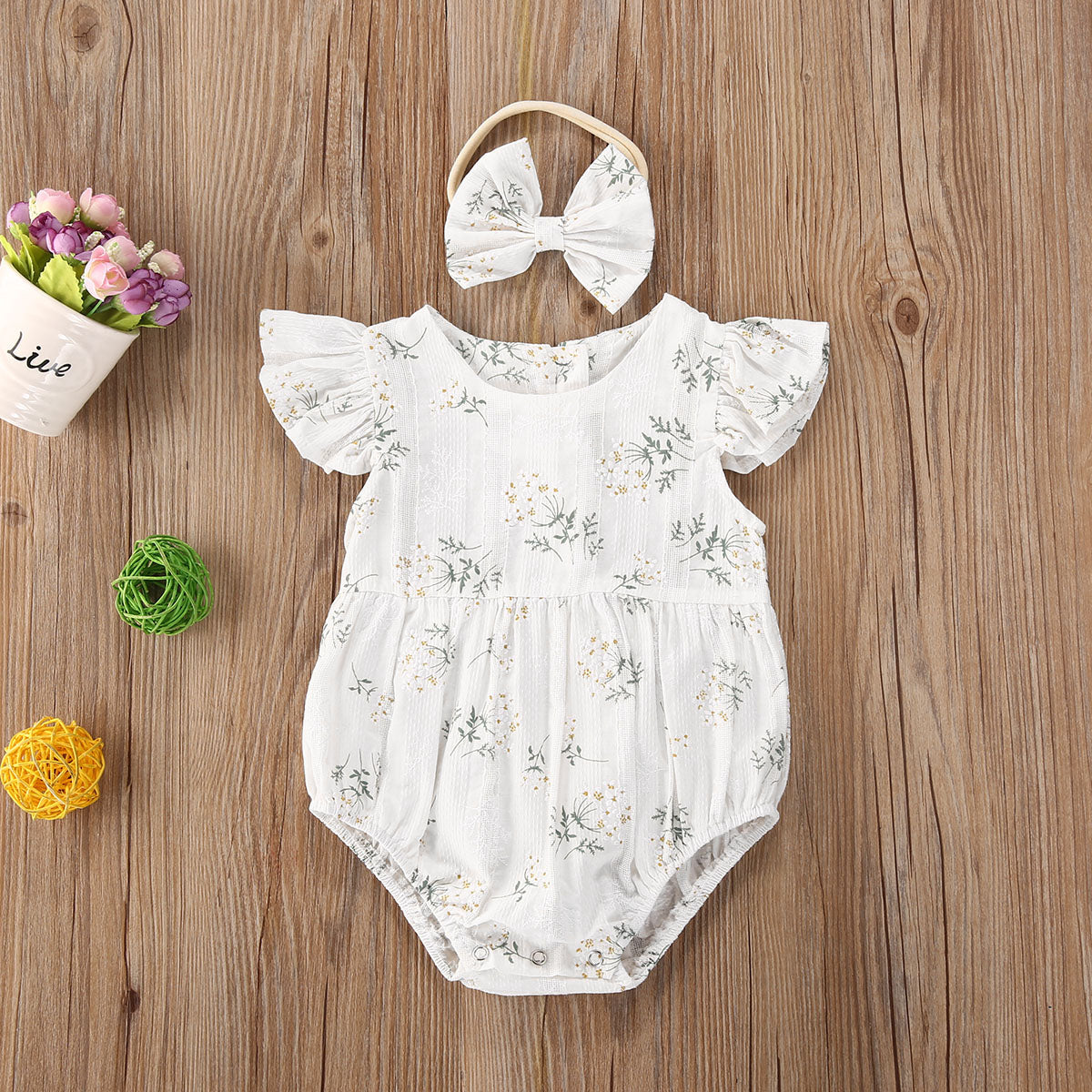 'Kamala" Sunsuit With Headband