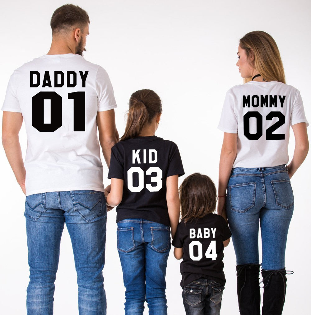 Family Matching Cotton T-shirt