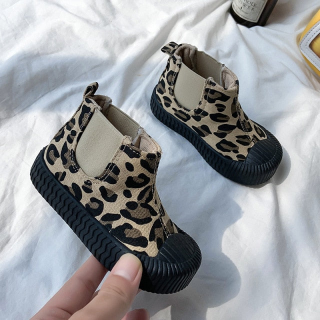 "Trey" High Top Canvas Shoes Size 22-31 (EU)