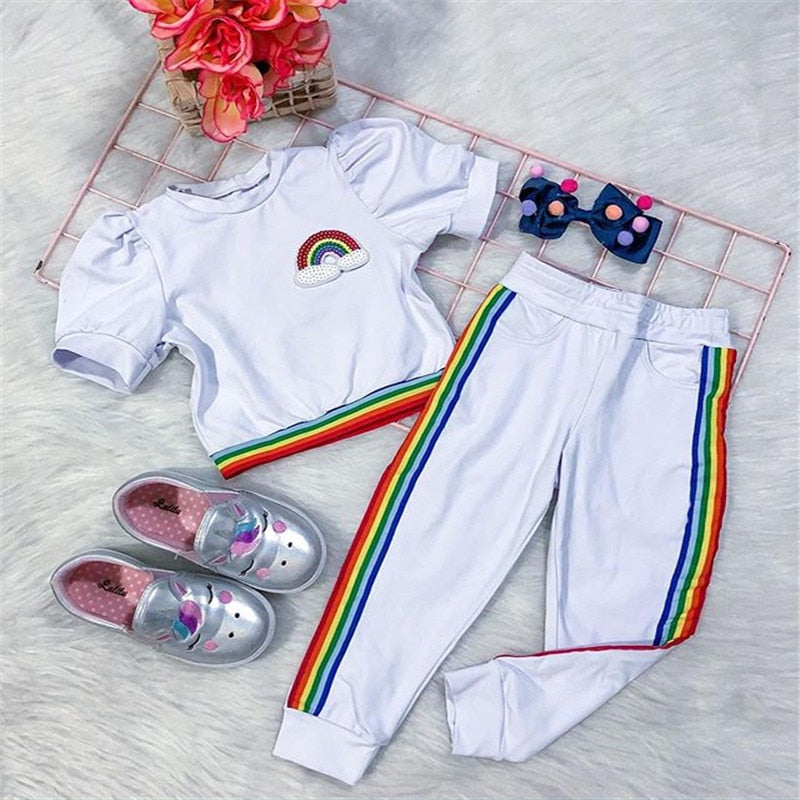 2pcs Girls Summer Tracksuit "Lisette" 1-5yrs