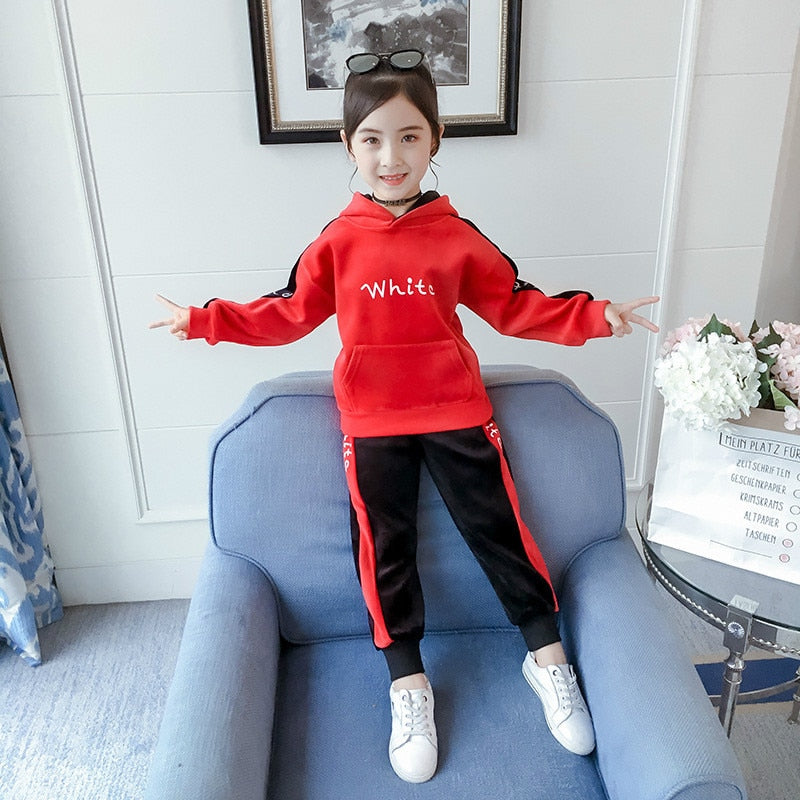 Velvet Tracksuit 3 colors 2-12yrs