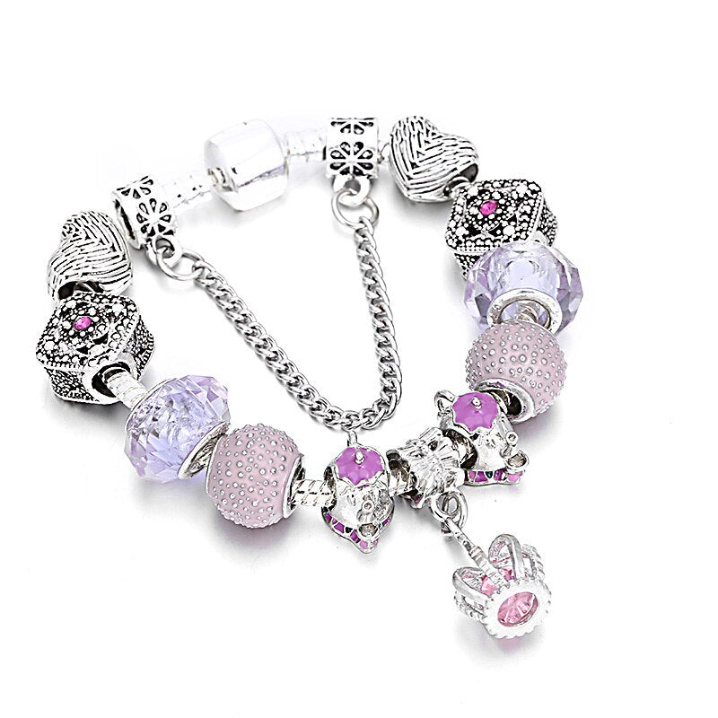 Silver plated Charm Bracelet different styles