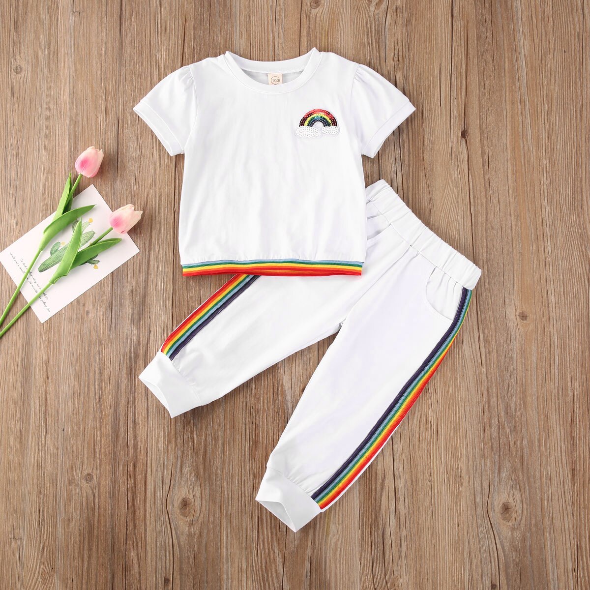 2pcs Girls Summer Tracksuit "Lisette" 1-5yrs