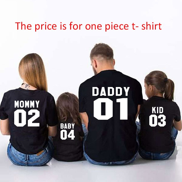 Family Matching Cotton T-shirt