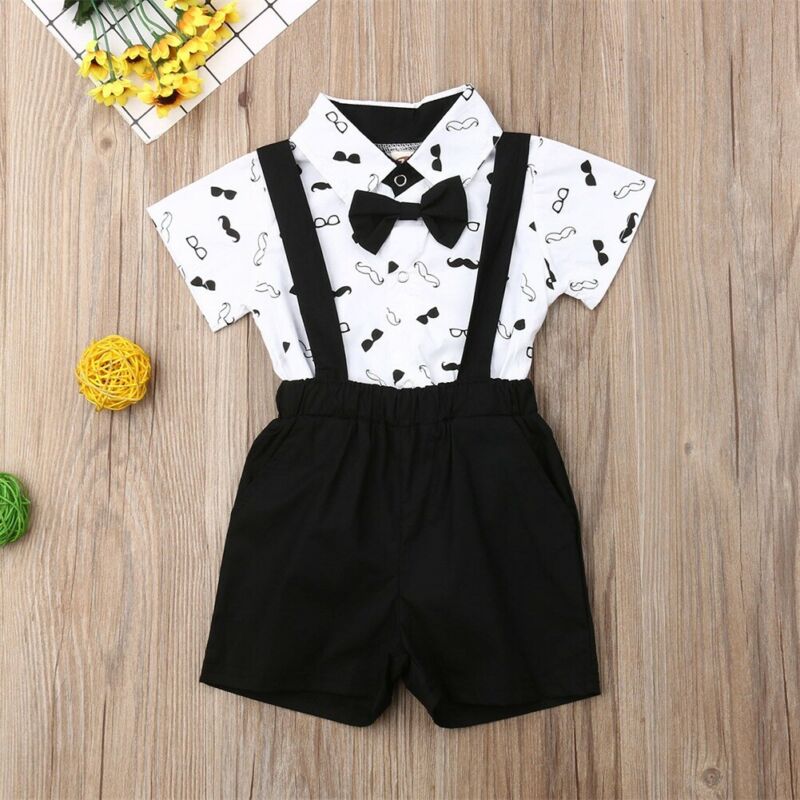 2Pcs Baby Boy Tux 0-24m