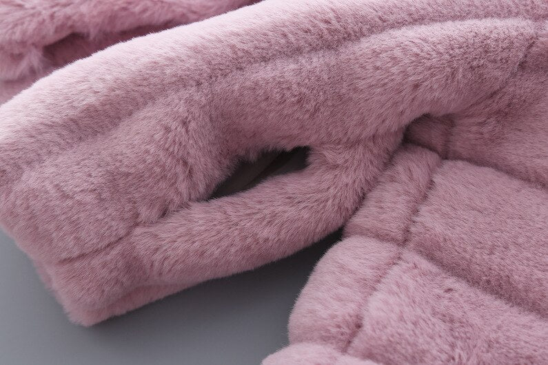 Faux Fur Coat 2 colors 2-4 years