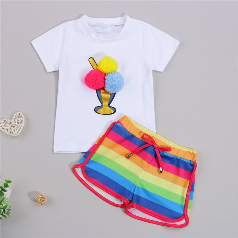 2Pcs 3D Ice-cream Summer Set 12m-6yrs