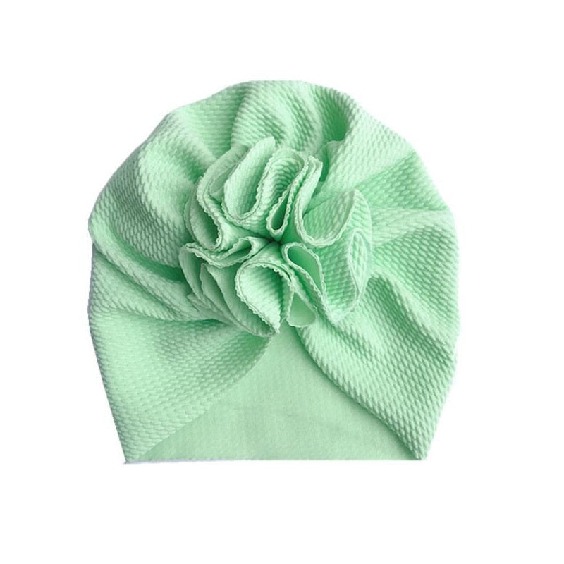 Turban Flower Baby Hat