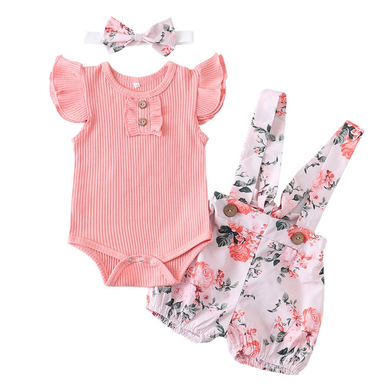 Baby Girl 3pcs fashion set 0-24m