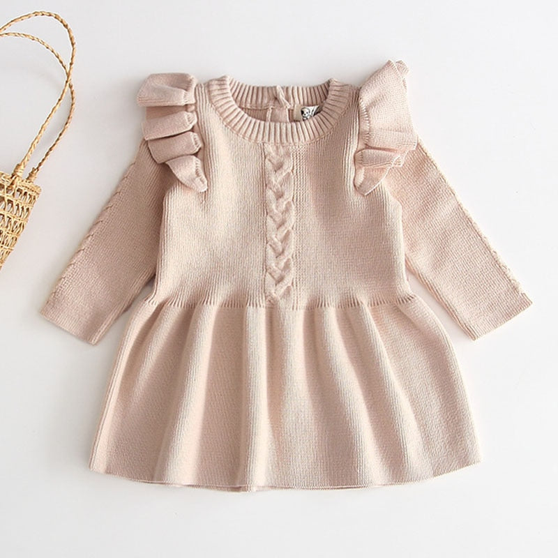 Girls Knitted Dress 6m-4yrs