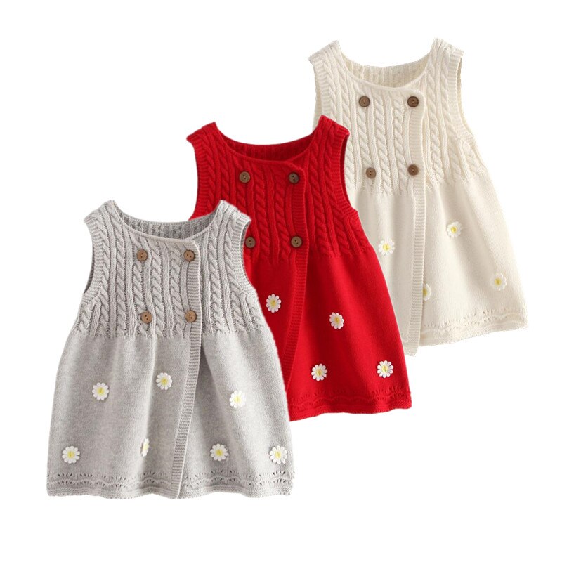 knitted Autumn dress 2-6yrs