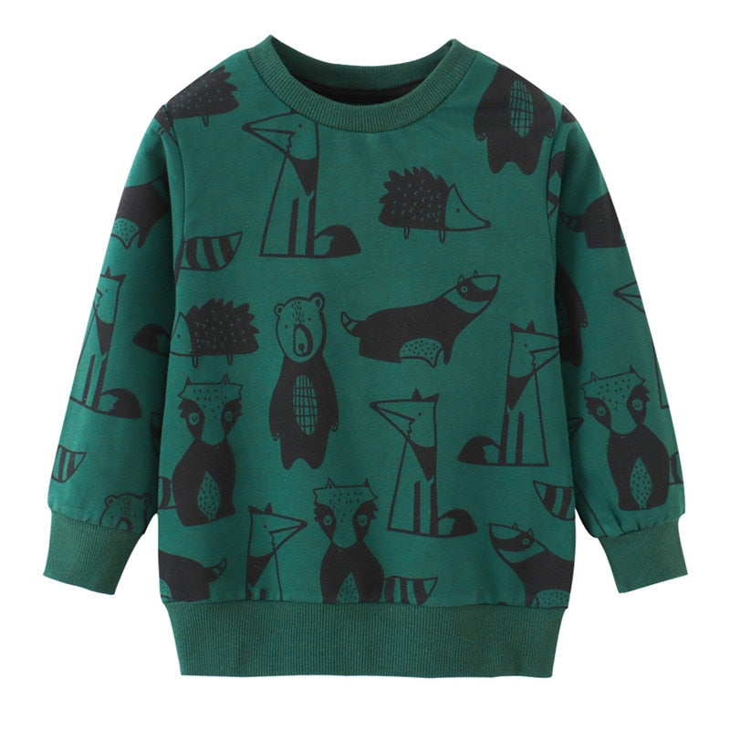 Charming Prints Crewneck Sweatshirt 2T-7T Various Styles