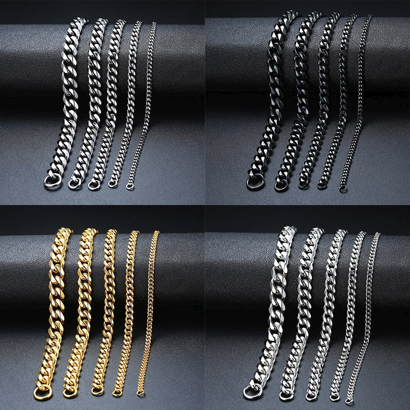 ECO Friendly Material Bracelets Vintage, Silver, Black or Gold Plated