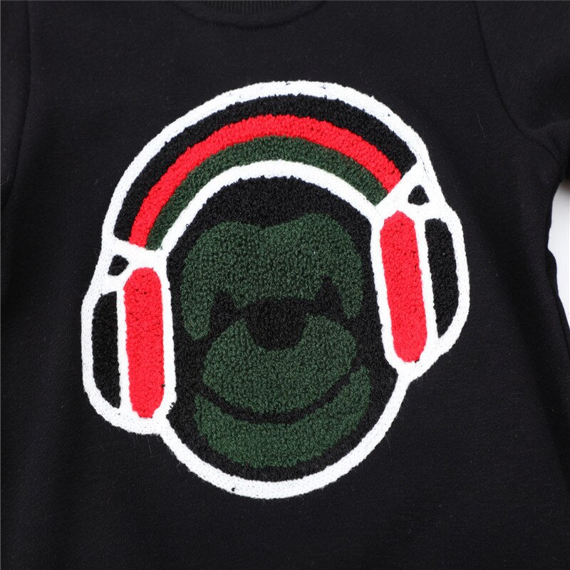Modern Print 2 PCS Tracksuit 2T-7T