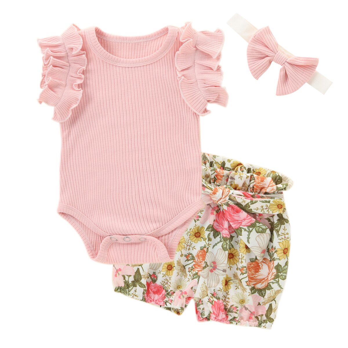 Baby Girl flora 3psc Set