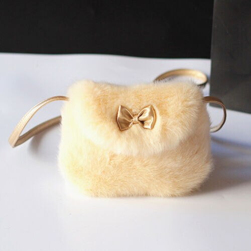 Girls Fur Handbag