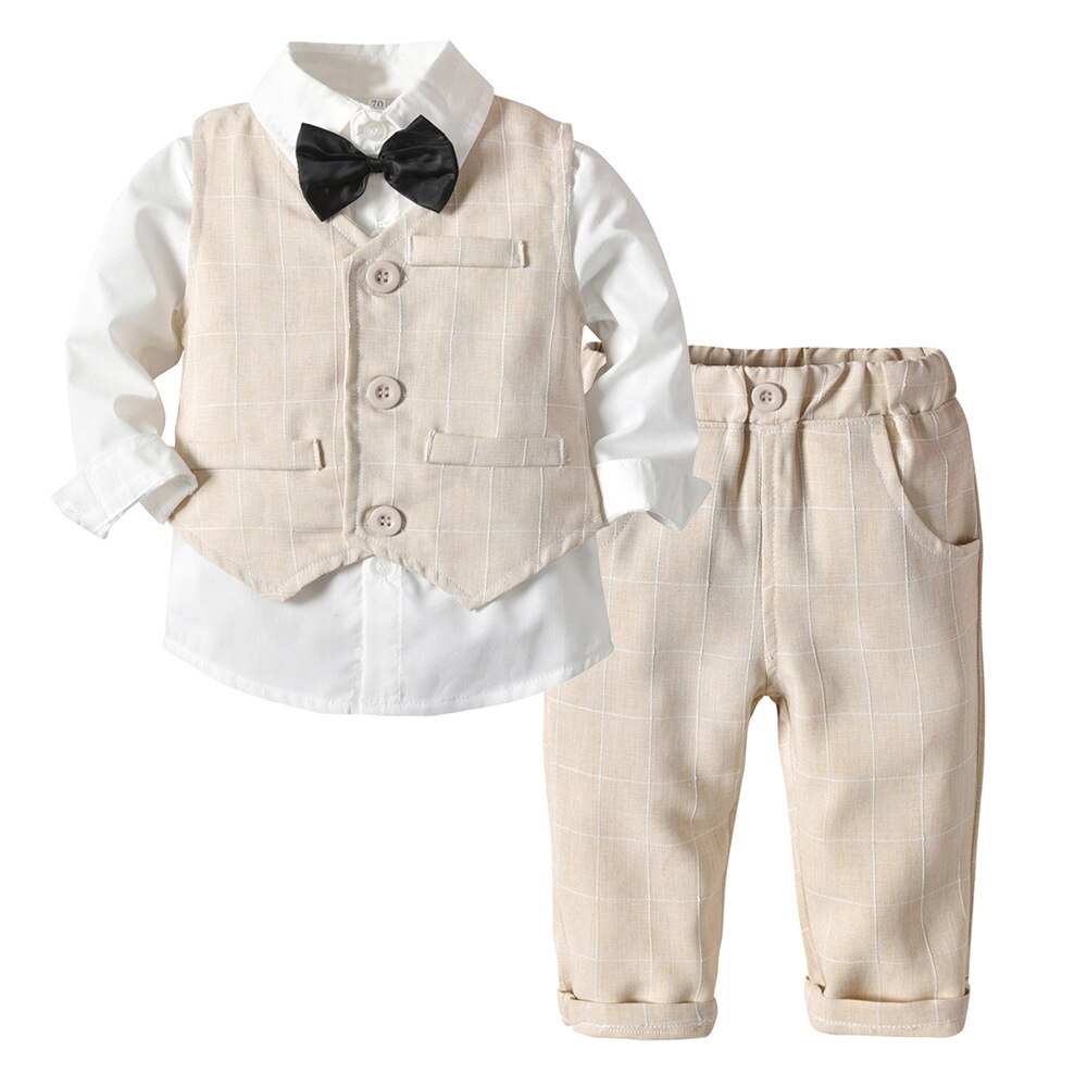 3Pcs Boys Smart Outfit "Mathieu" 0-24m