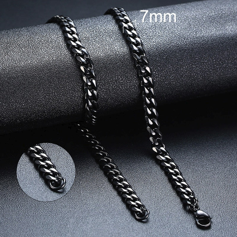 ECO Friendly Material Necklace Silver, Black or Gold plated