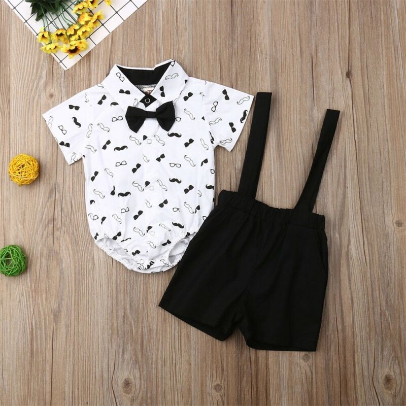2Pcs Baby Boy Tux 0-24m
