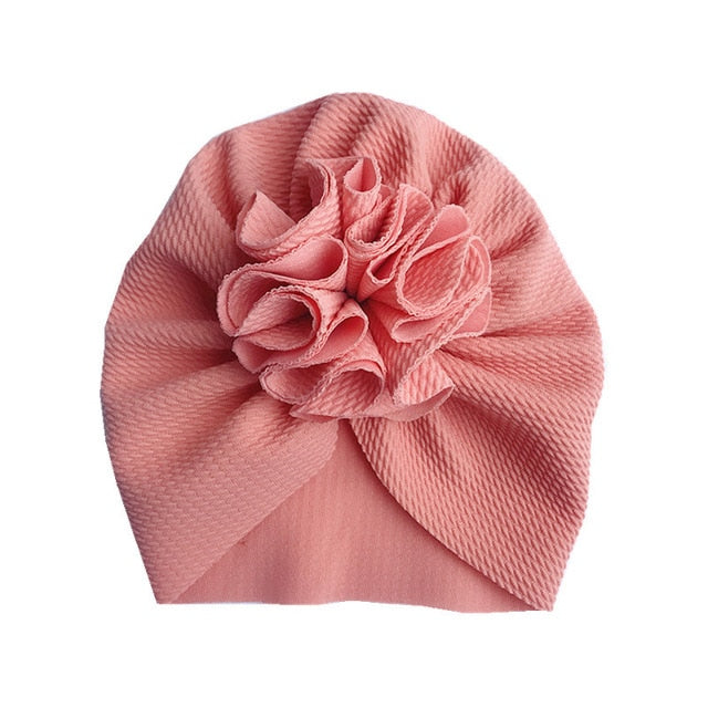 Turban Flower Baby Hat