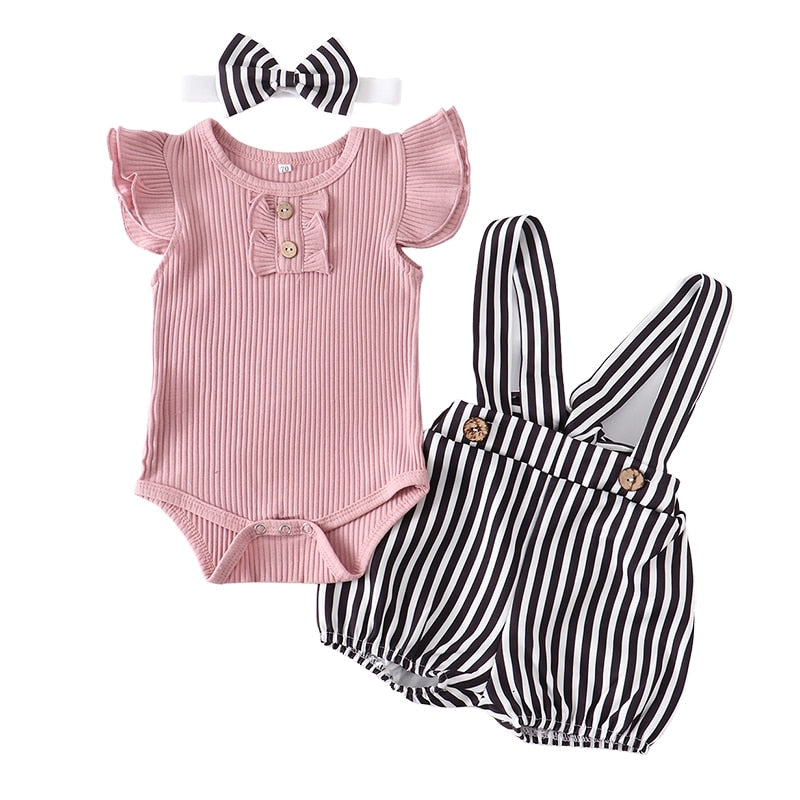 Baby Girl 3pcs fashion set 0-24m