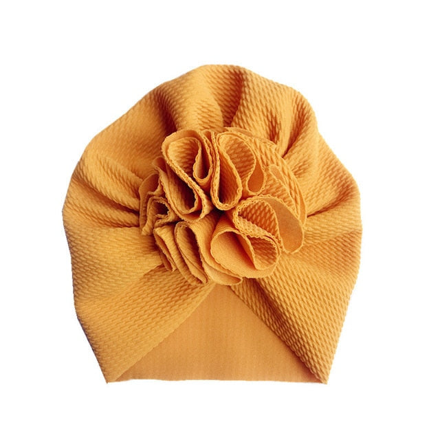 Turban Flower Baby Hat