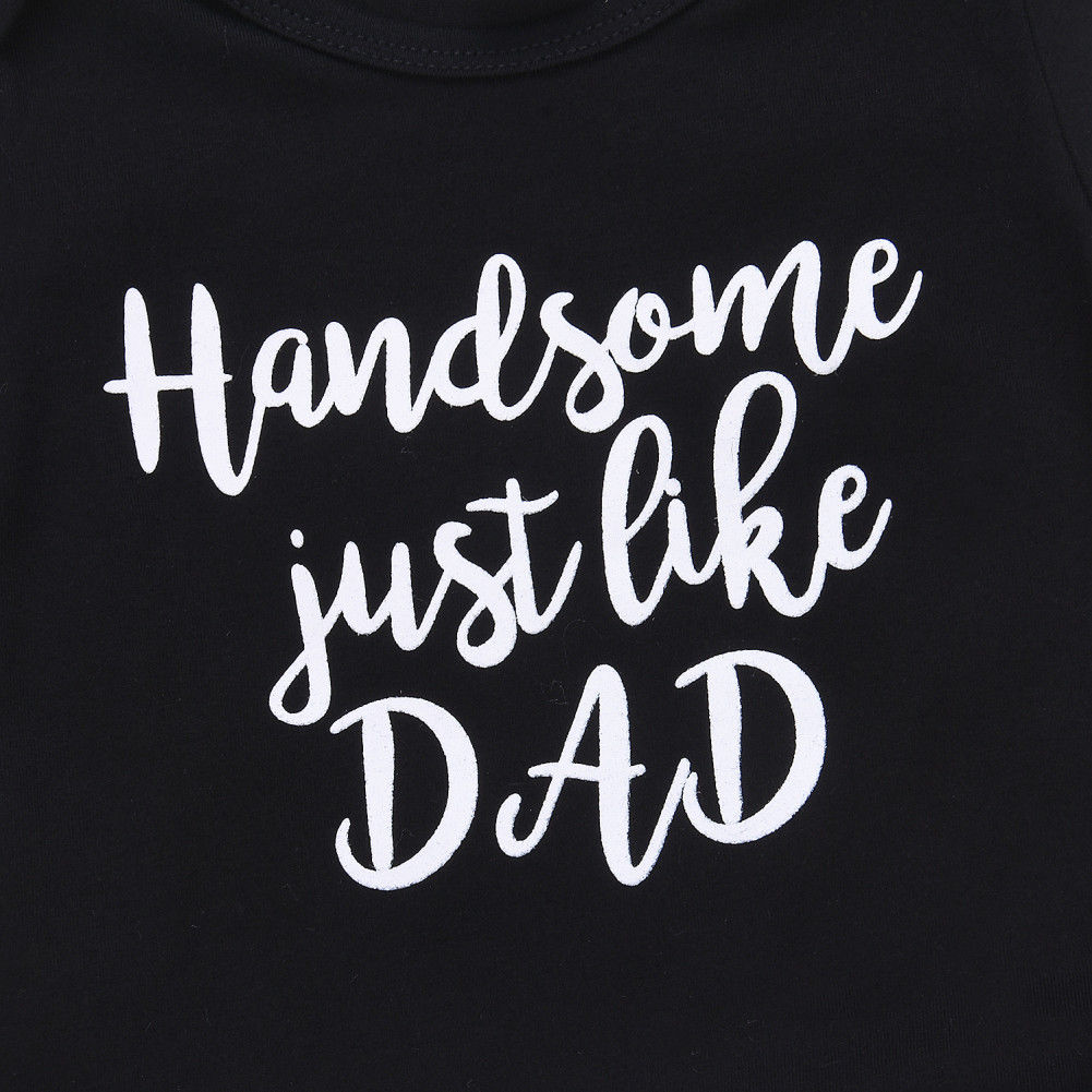 3Pcs Baby Boys Set "Just Like Dad" 3-24m