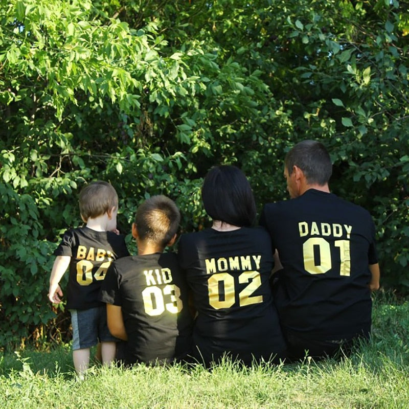 Family Matching Cotton T-shirt
