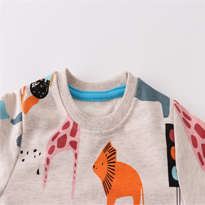 Charming Prints Crewneck Sweatshirt 2T-7T Various Styles